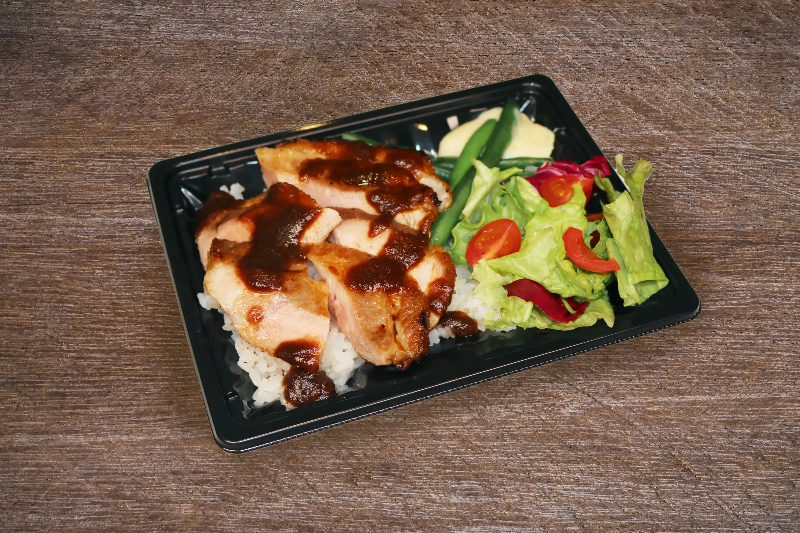 ポークステーキ　オニオンジンジャーソース