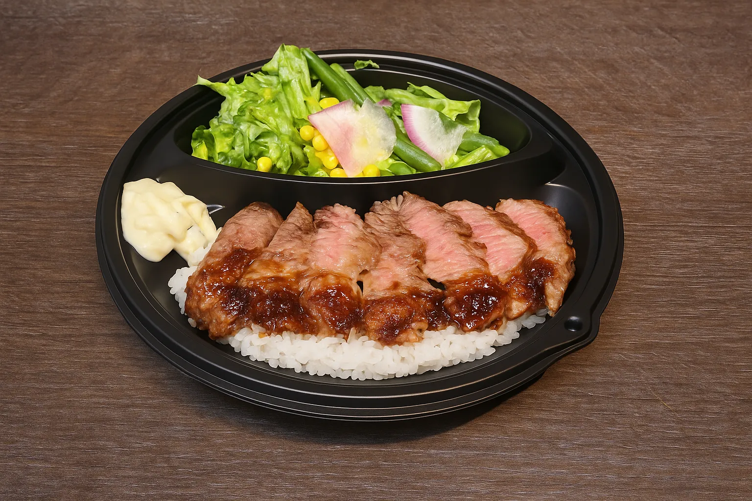 アメリカ産牛肩ロースステーキ　柚子胡椒ソース